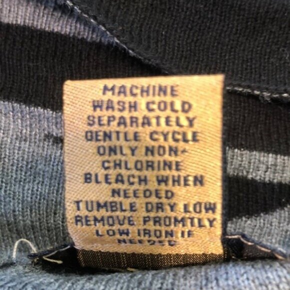 Midnight Velvet Black & Gray Open Front Shawl Sweater Geometric Print Medium - Picture 5 of 6